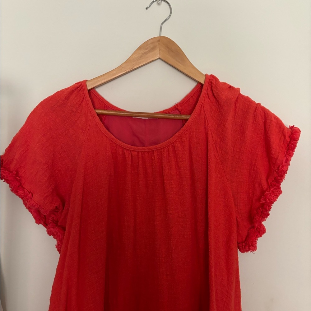 Anthropologie Red Dress Small - Picture 5 of 6